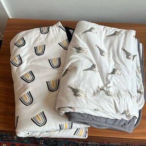 Kyte baby toddler blanket giraffe print ONLY